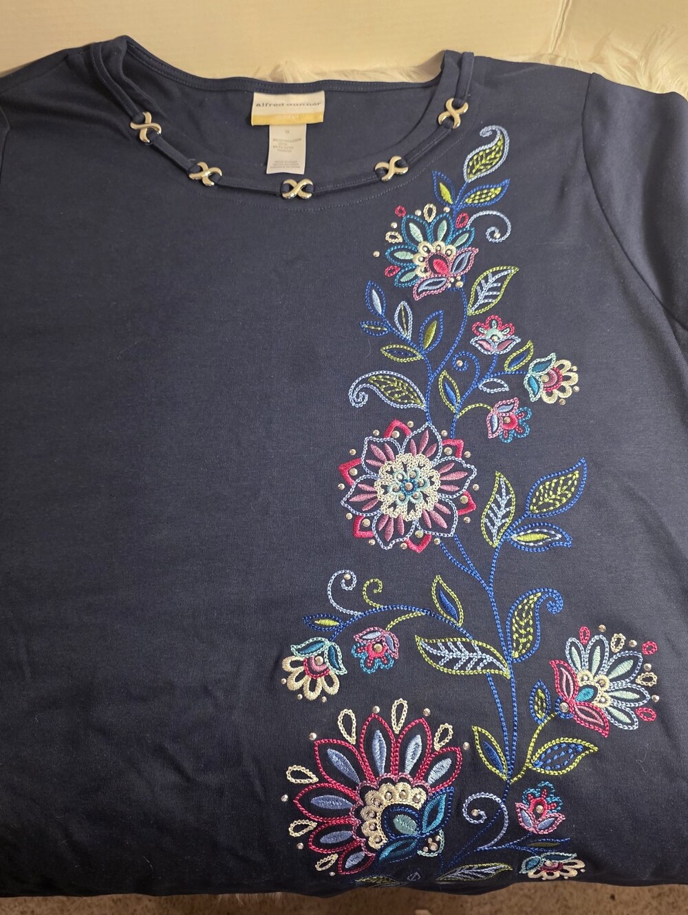 2 Alfred Dunner Tops/1 Pair Pants